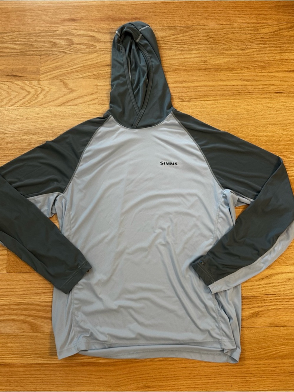 Simms Two-Tone solarflex/insect shield tshirt hoodie